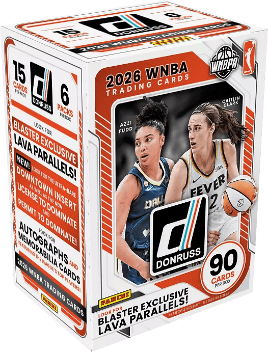 26PANUFANGNTMSOKISVE0 2026 Panini WNBA Donruss Blaster Box for sale — Trace n Chase USA