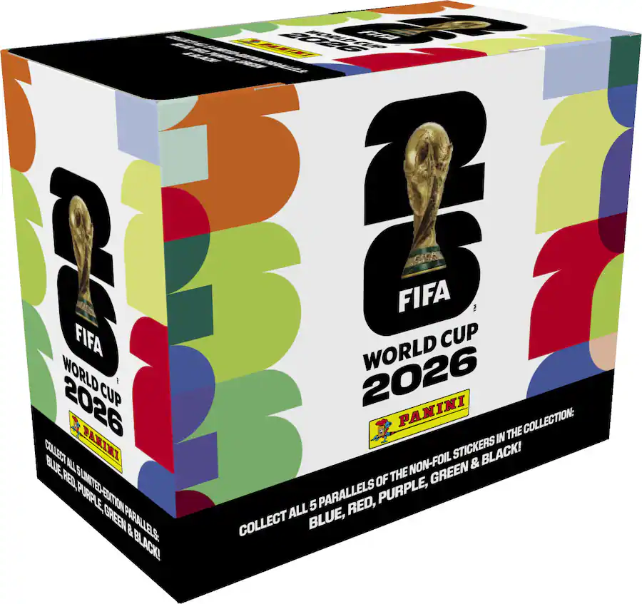 2026 Panini FIFA World Cup Soccer 25 Pack Sticker Box - Image 1