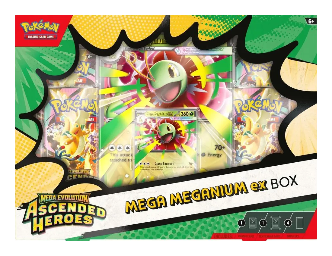 Pokemon Ascended Heroes Mega ex Box (Mega Feraligatr) for sale — Trace n Chase USA
