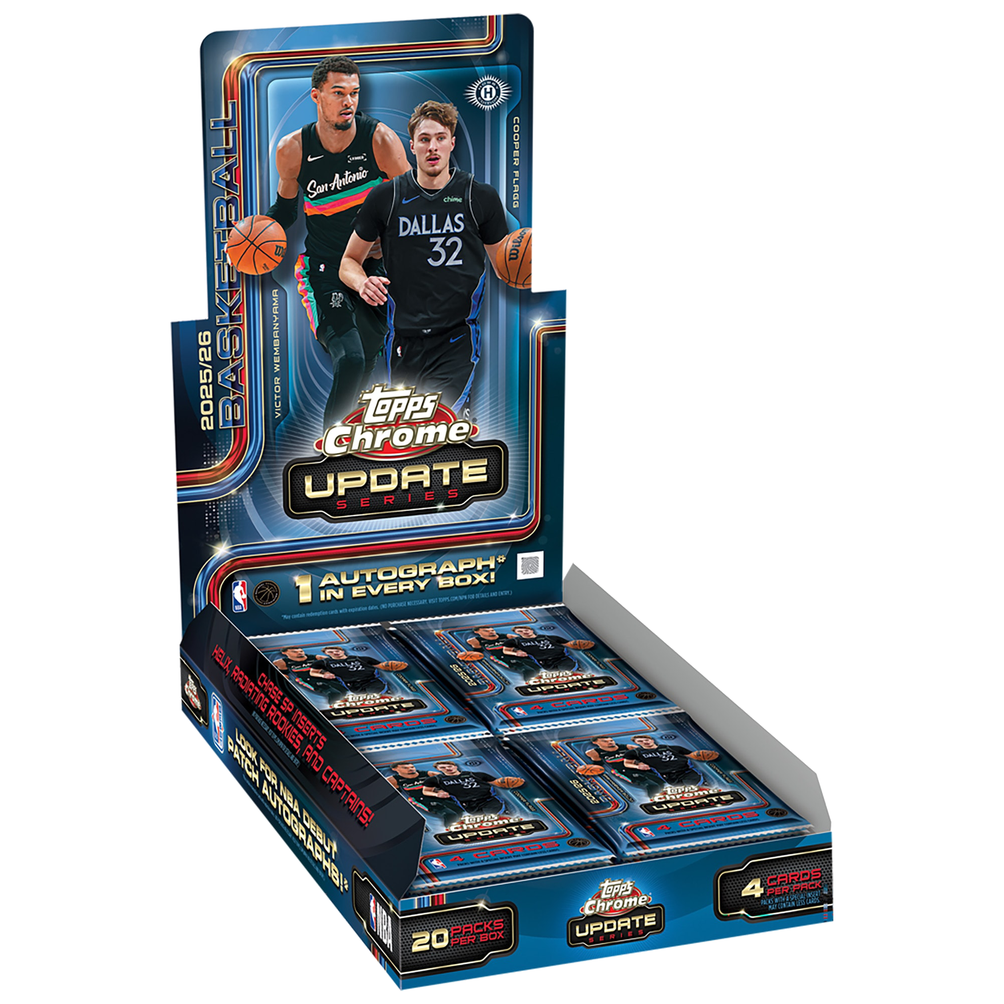 2025-26 Topps Chrome Update Basketball Hobby Box for sale — Trace n Chase USA