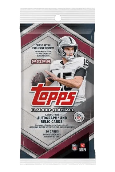 26tpFBfatpack 2026 Topps Flagship Football Fat Pack for sale — Trace n Chase USA