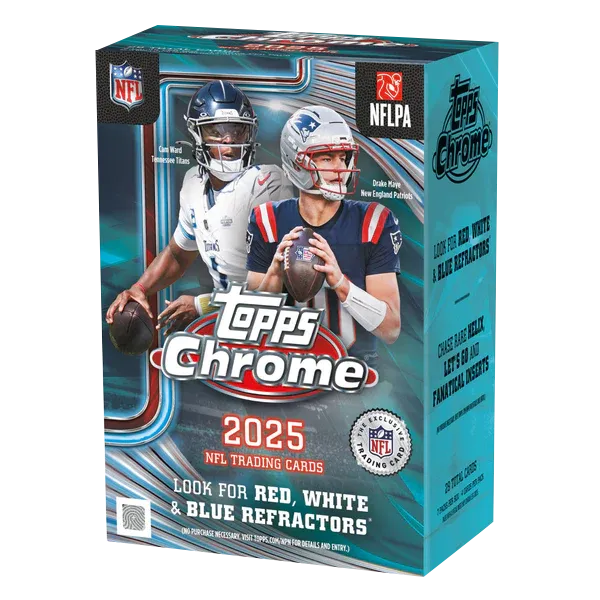 2025 Topps Chrome Football Blaster Value Box for sale — Trace n Chase USA