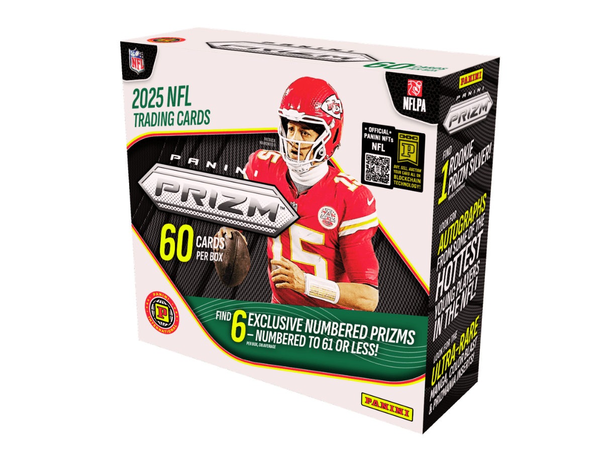 2025 PANINI PRIZM FB HOBBY INTERNATIONAL (1) 2025 Panini Prizm Football Hobby International Box for sale — Trace n Chase USA