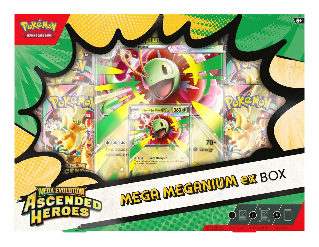 Pokemon Ascended Heroes Mega ex Box (Mega Meganium) for sale — Trace n Chase USA