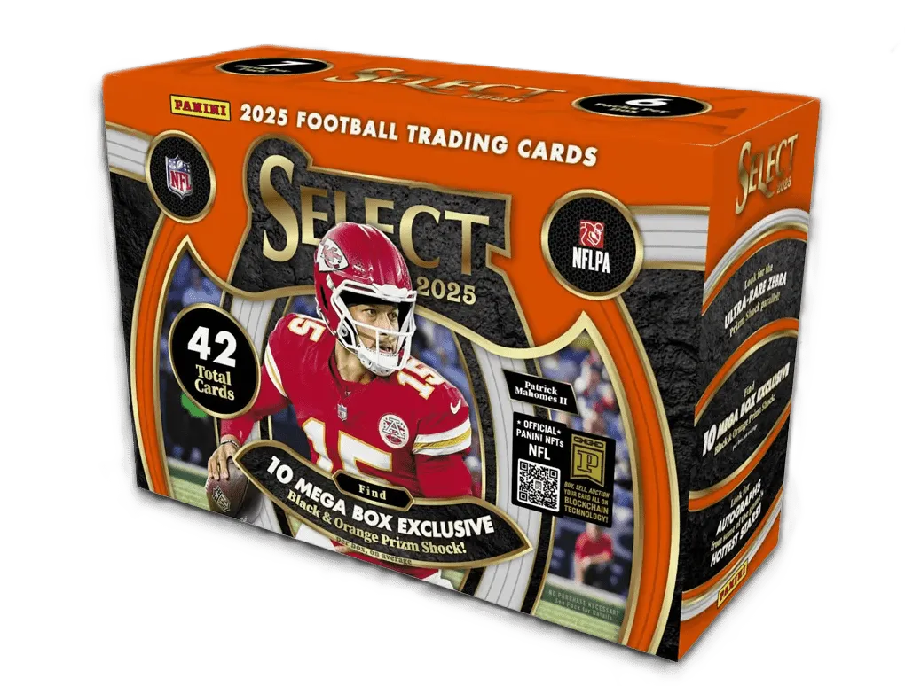 2025 PANINI SELECT FB HOBBY MEGA BOX (1) 2025 Panini Select Football Hobby Mega Box for sale — Trace n Chase USA
