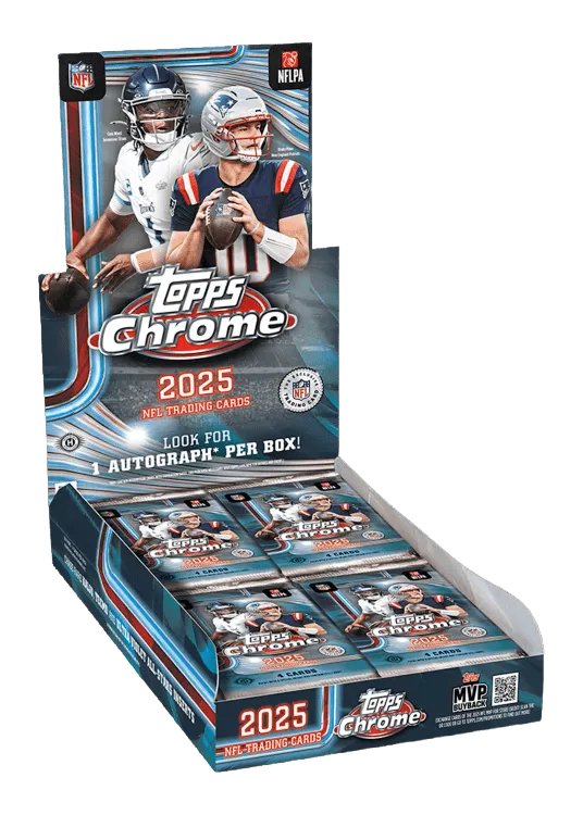 2025 Topps Chrome Football Hobby Box for sale — Trace n Chase USA
