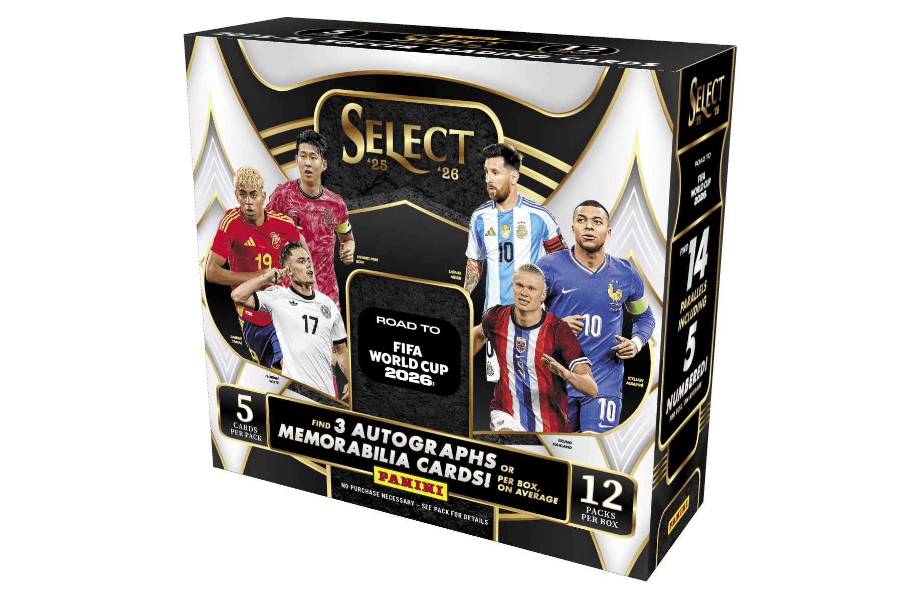 2025-26 PANINI SELECT RTWC SC HOBBY (1) 2025-26 Panini Select Road to FIFA World Cup 2026 Soccer Hobby Box for sale — Trace n Chase USA