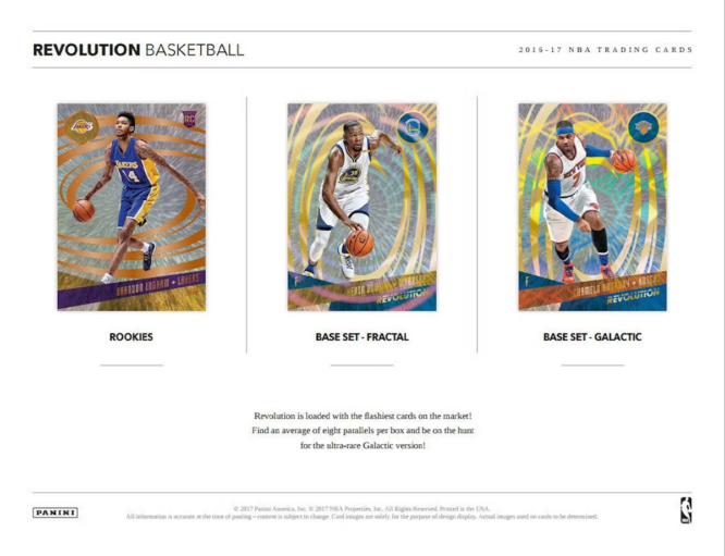 2016-17 Panini Revolution Basketball Hobby Box for sale — Trace n Chase USA