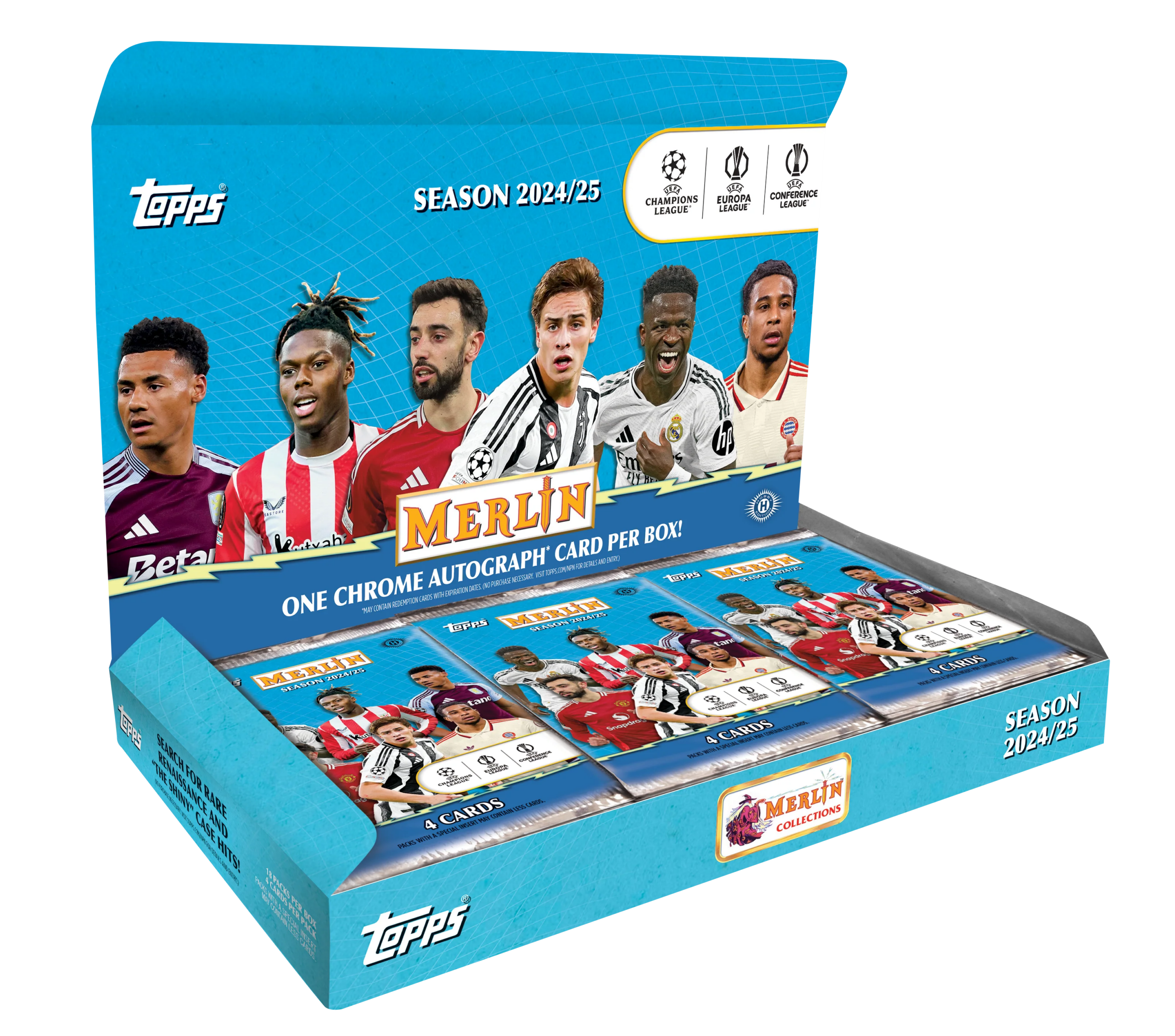 2024-25 Topps Merlin UCC Soccer Hobby Box for sale — Trace n Chase USA