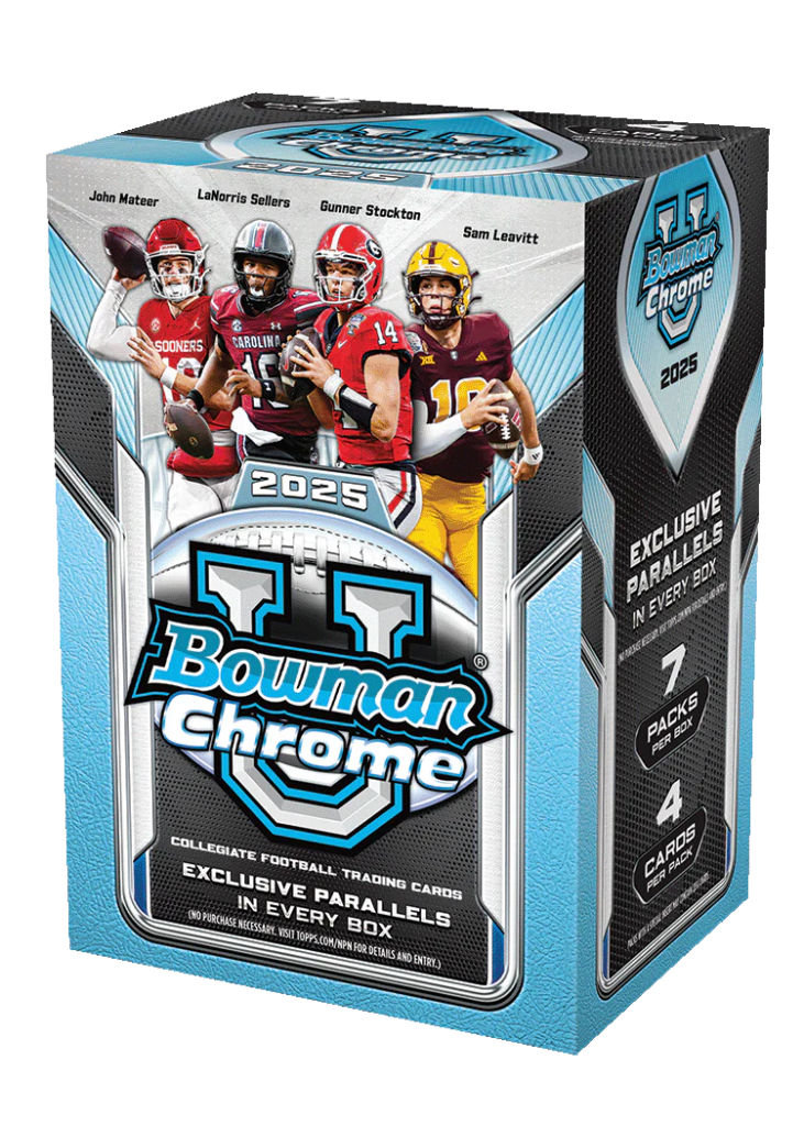 2025 Bowman Chrome University Football Value Box for sale — Trace n Chase USA