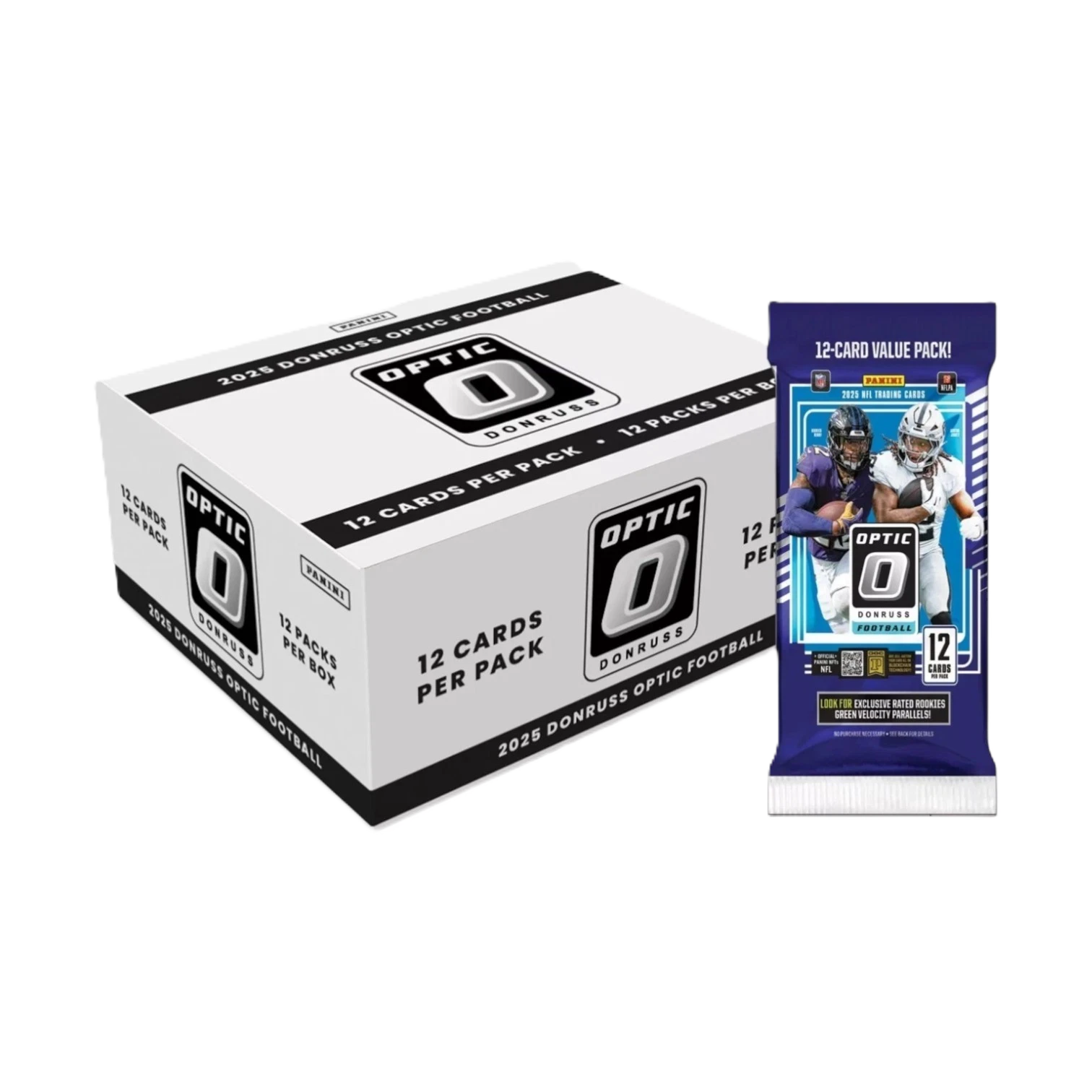 2025 Panini Donruss Optic Football Fat Pack Box for sale — Trace n Chase USA