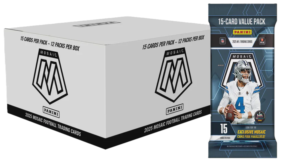 2025 Panini Mosaic Football Fat Pack Box for sale — Trace n Chase USA