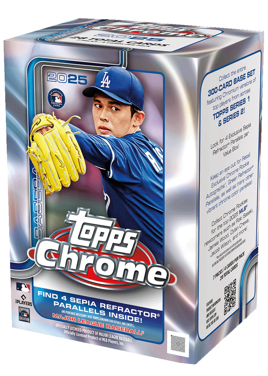 2025 Topps Chrome Baseball Value Box for sale — Trace n Chase USA