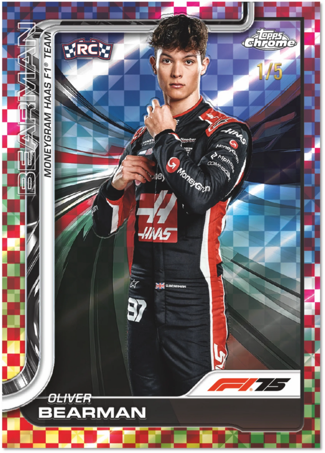 2025 TOPPS CHROME FORMULA 1 RACING HOBBY Hobby Box trading card