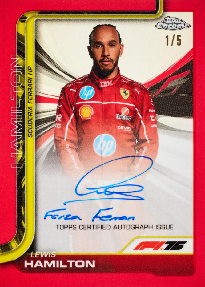 2025 TOPPS CHROME FORMULA 1 RACING HOBBY Hobby Box trading card