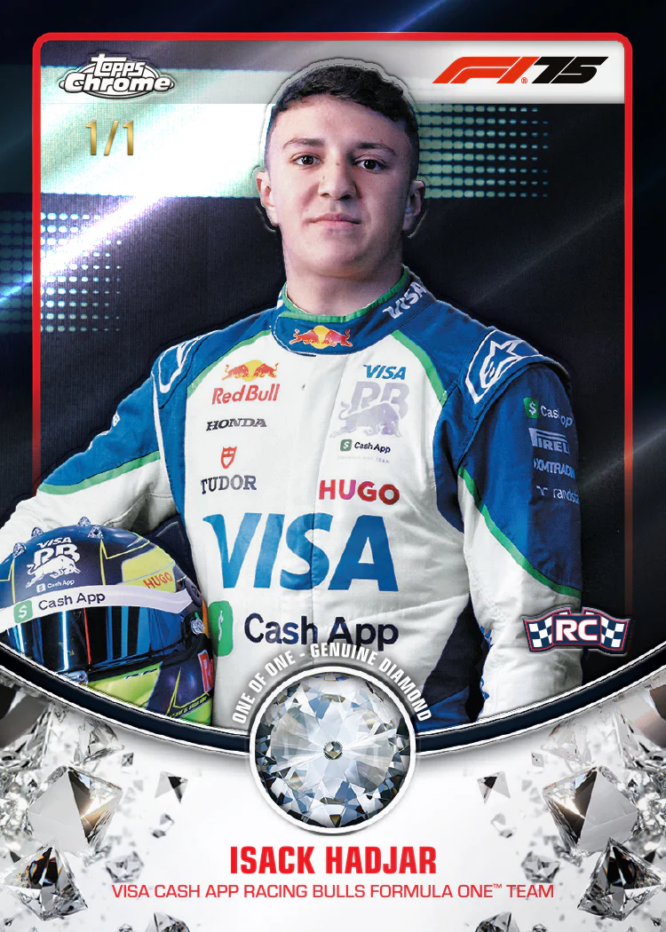 2025 TOPPS CHROME FORMULA 1 RACING HOBBY Hobby Box trading card
