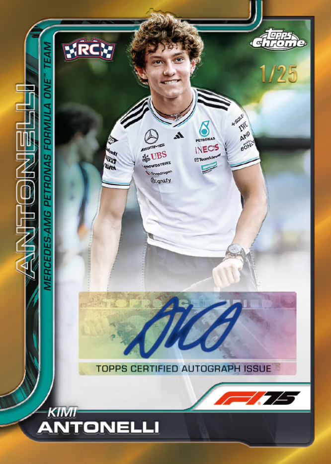 2025 TOPPS CHROME FORMULA 1 RACING HOBBY Hobby Box trading card