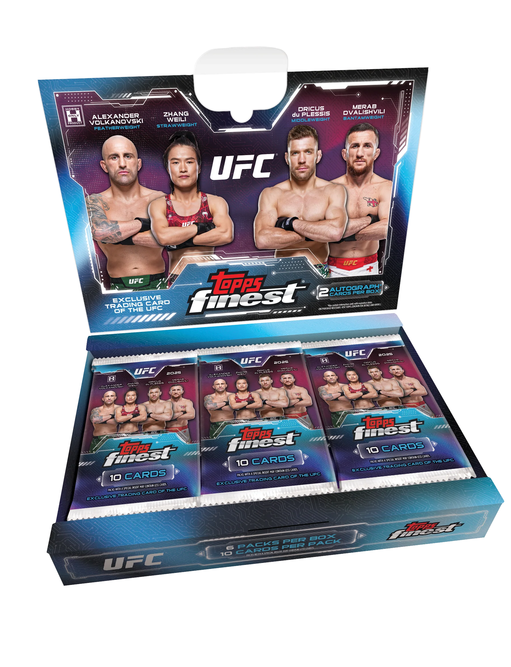 2025 Topps Finest UFC Hobby Box for sale — Trace n Chase USA