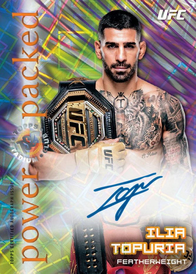 2025 TOPPS STADIUM UFC VALUE BOX trading card