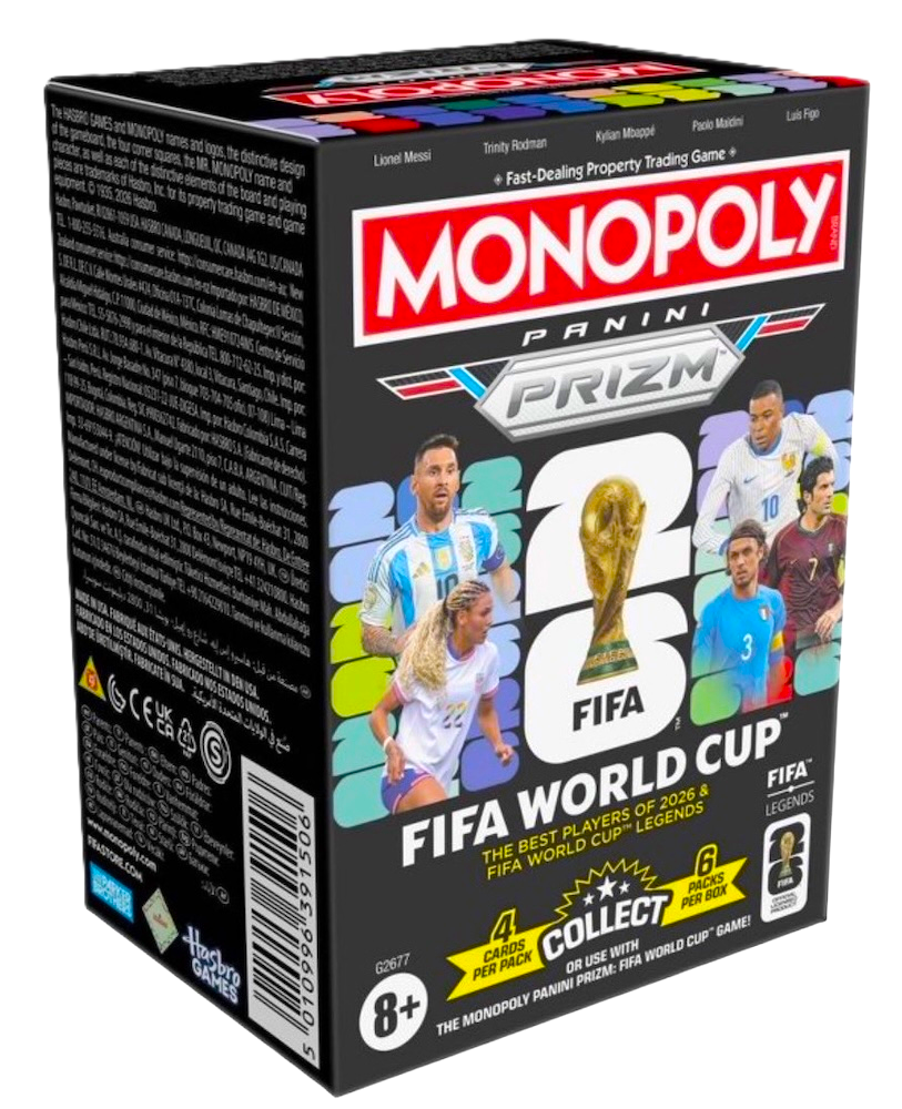 2026 Panini Prizm Monopoly FIFA World Cup Soccer Blaster Box for sale — Trace n Chase USA