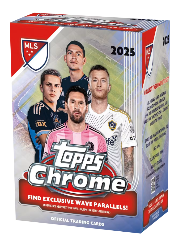 2025 Topps Chrome MLS Soccer Blaster Value Box for sale — Trace n Chase USA