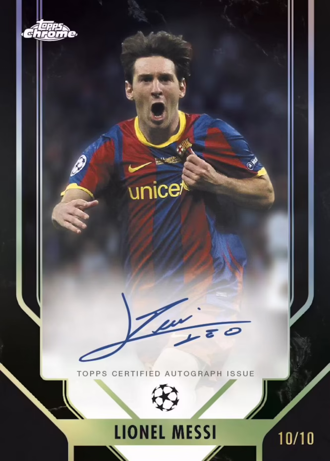 2025-26 Topps Chrome UEFA Club Competitions UCC Soccer Blaster Value Box for sale — Trace n Chase USA