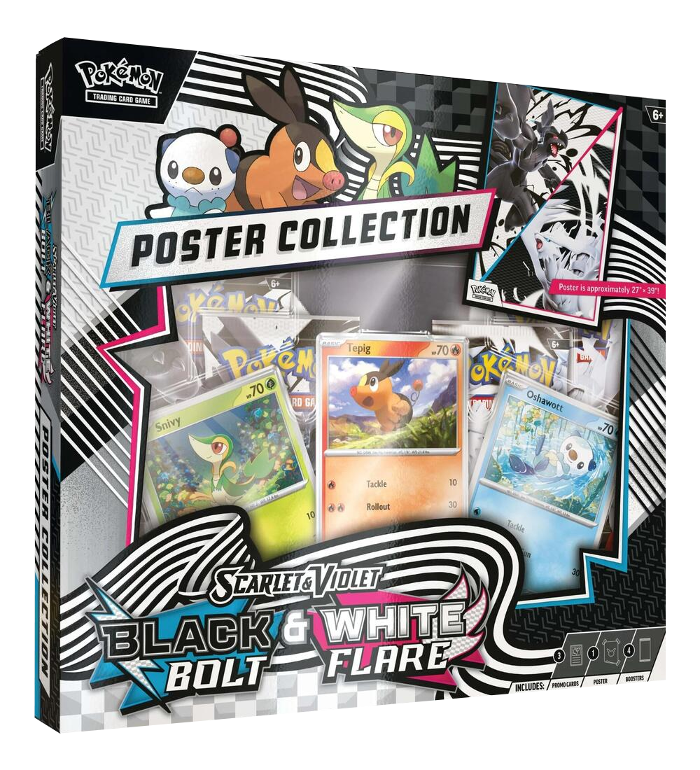 Pokemon Unova Poster Collection Scarlet & Violet Black Bolt for sale — Trace n Chase USA