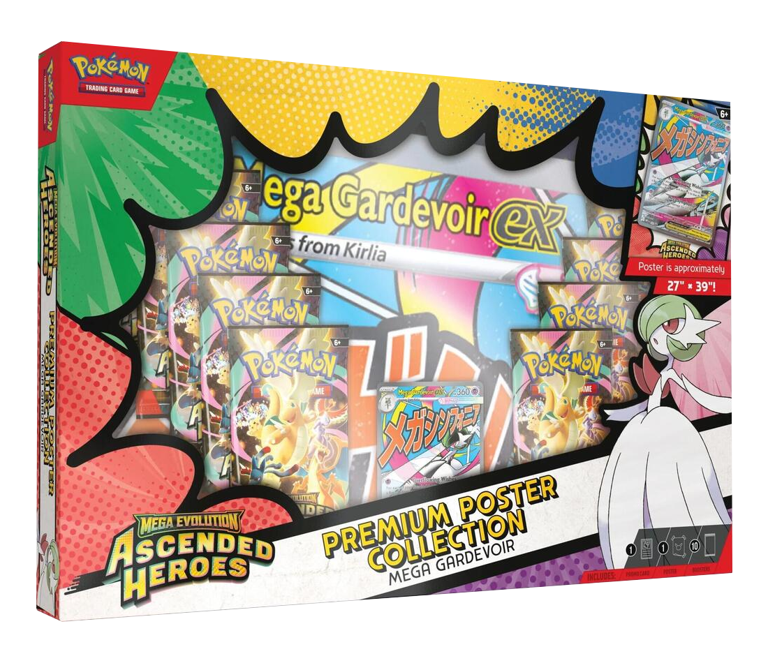 Pokemon Ascended Heroes Premium Poster Collection: Mega Lucario for sale — Trace n Chase USA