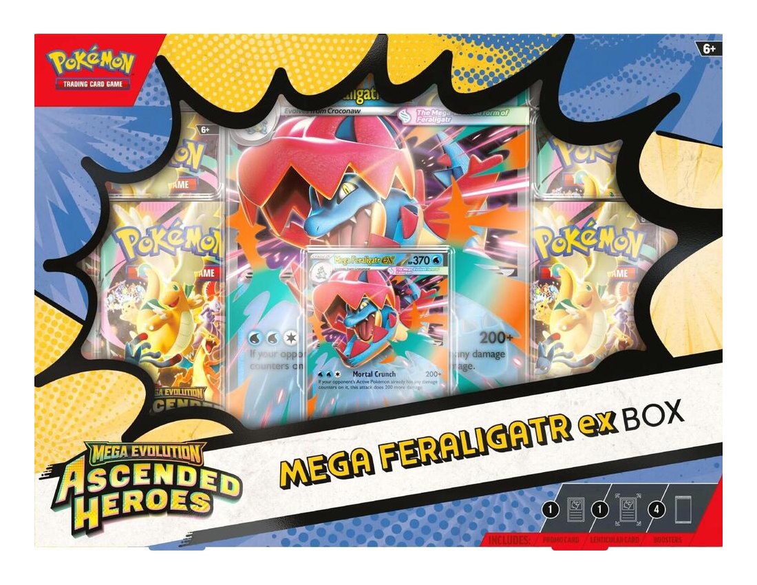 Pokemon Ascended Heroes Mega ex Box (Mega Emboar) for sale — Trace n Chase USA