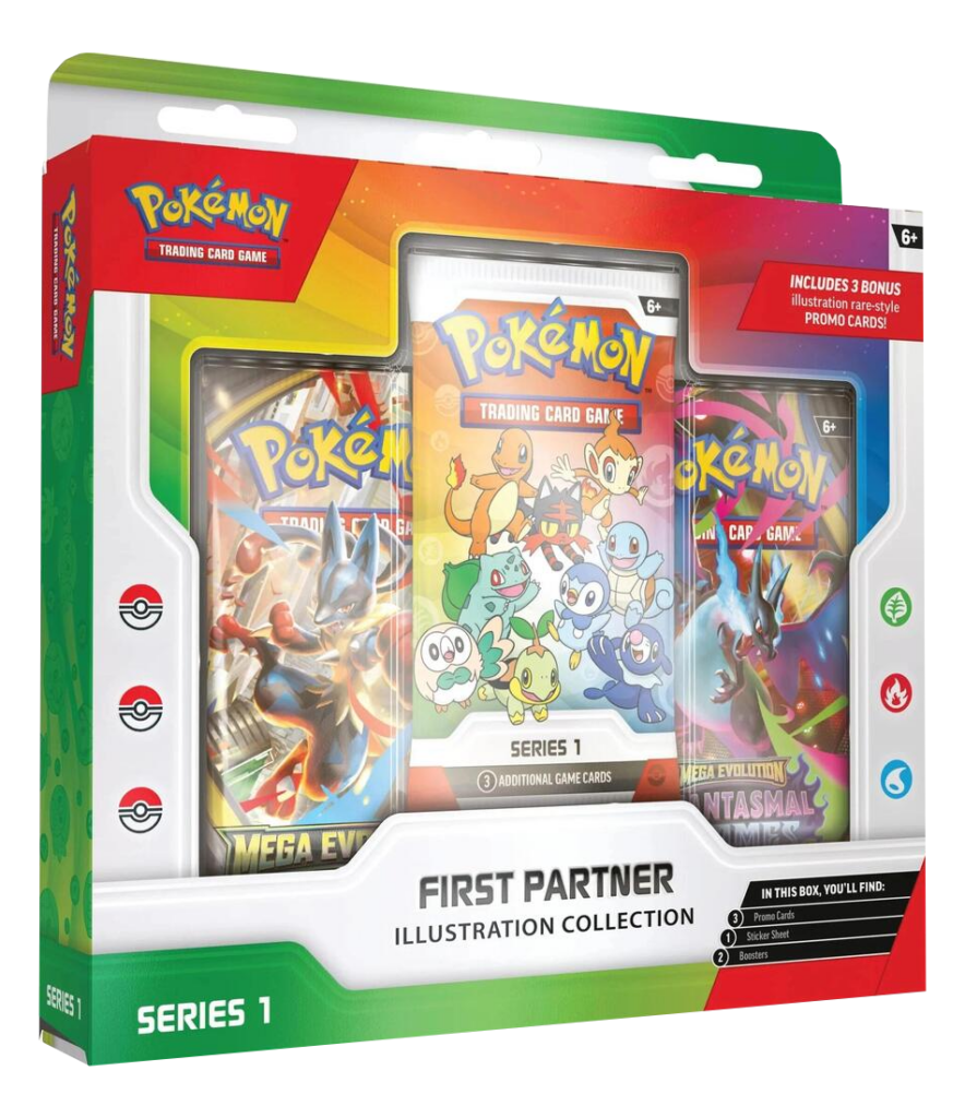 Pokemon First Partner Illustration Collection (Series 1) for sale — Trace n Chase USA
