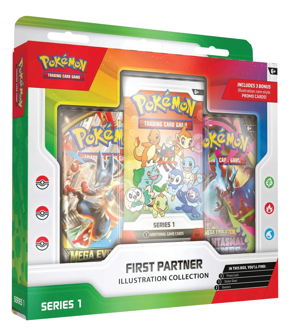 Pokemon First Partner Illustration Collection (Series 1) for sale — Trace n Chase USA