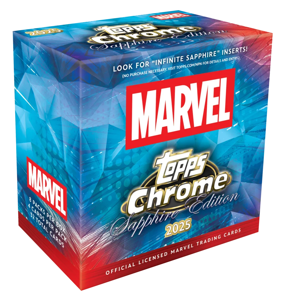 2025 Topps Marvel Comics Chrome Sapphire Hobby Box for sale — Trace n Chase USA