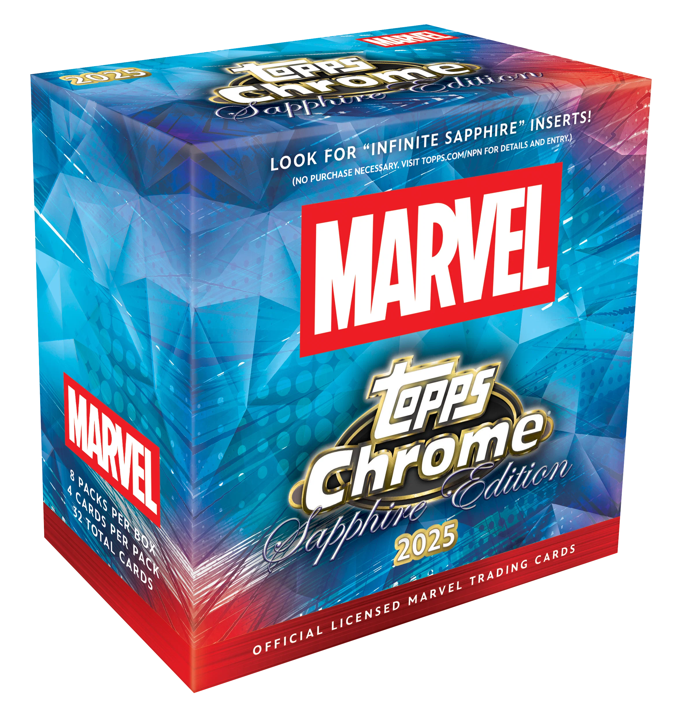 2025 Topps Marvel Comics Chrome Sapphire Hobby Box for sale — Trace n Chase USA