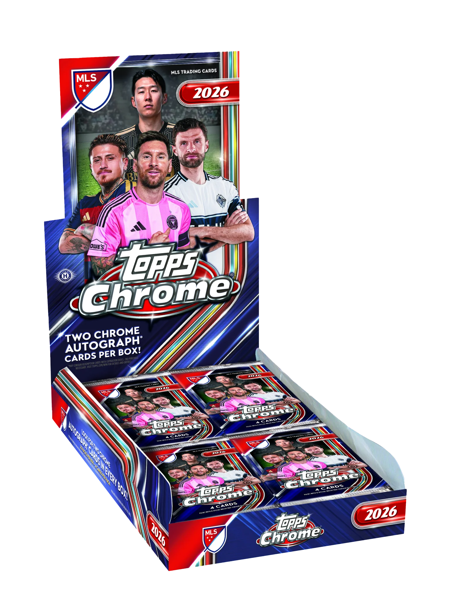 2026 Topps Chrome MLS Soccer Hobby Box for sale — Trace n Chase USA