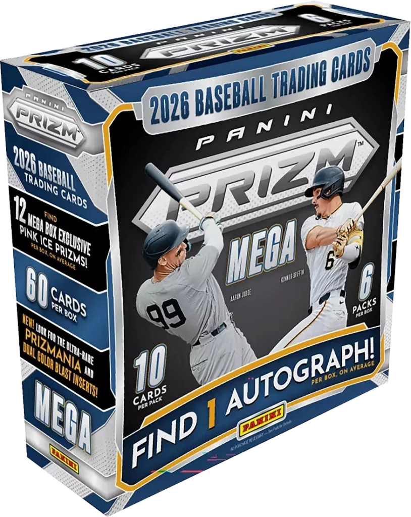 2026 Panini Prizm Baseball Mega Box for sale — Trace n Chase USA