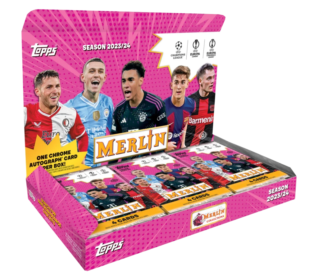 2023-24 Topps Chrome Merlin UEFA Club Competitions Soccer Hobby Box for sale — Trace n Chase USA