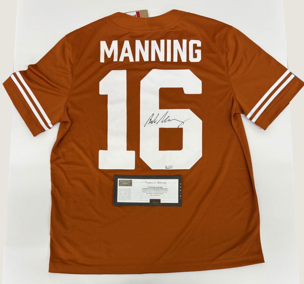 Arch Manning Autographed Jersey w/ COA University of Texas Orange Nike Replica for sale — Trace n Chase USA