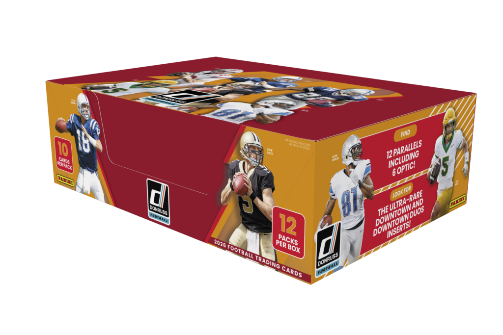 Sports Trading Cards Online Store USA - Trace 'n Chase – Sports Trading Cards & Hobby Boxes — Shop Online Across the USA – Shop Trading Cards, Memorabilia & Collectibles Online 2026 Donruss Football Hobby Box for sale — Trace n Chase USA